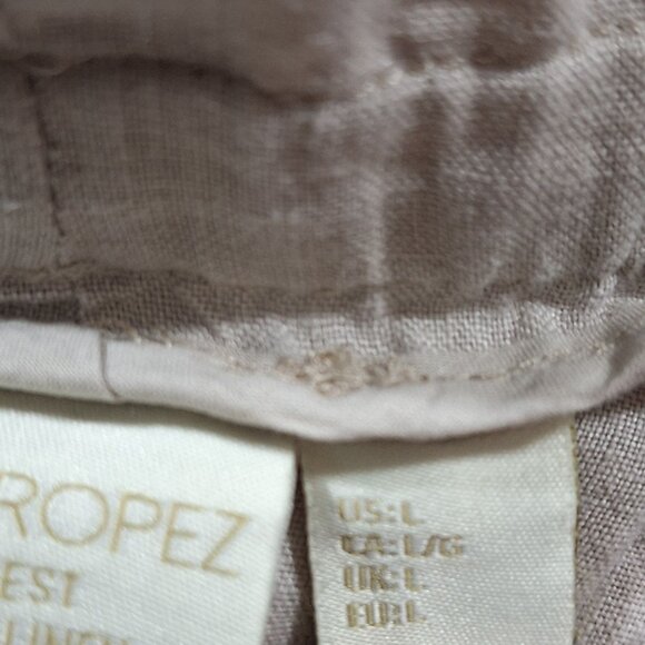 St Tropez 100% Linen Skirt size large - Picture 4 of 8